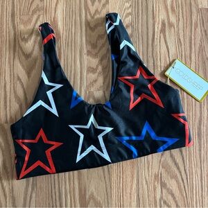 Stars Sports Bra - sz. L - Goldsheep